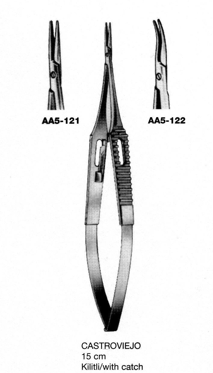 CASTROVIEJO MİKRO PORTEKÜ KİLİTSİZ 15 CM
